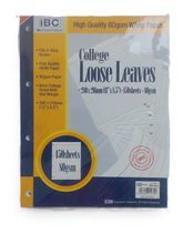 Ibc Transparent Reinforced Refill Papers Fit 4 Ring Binder 150 Sheets